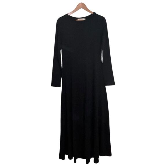 Christy Dawn Bowie Maxi Dress Noir Black Long Sleeve Women Large - Picture 3 of 8